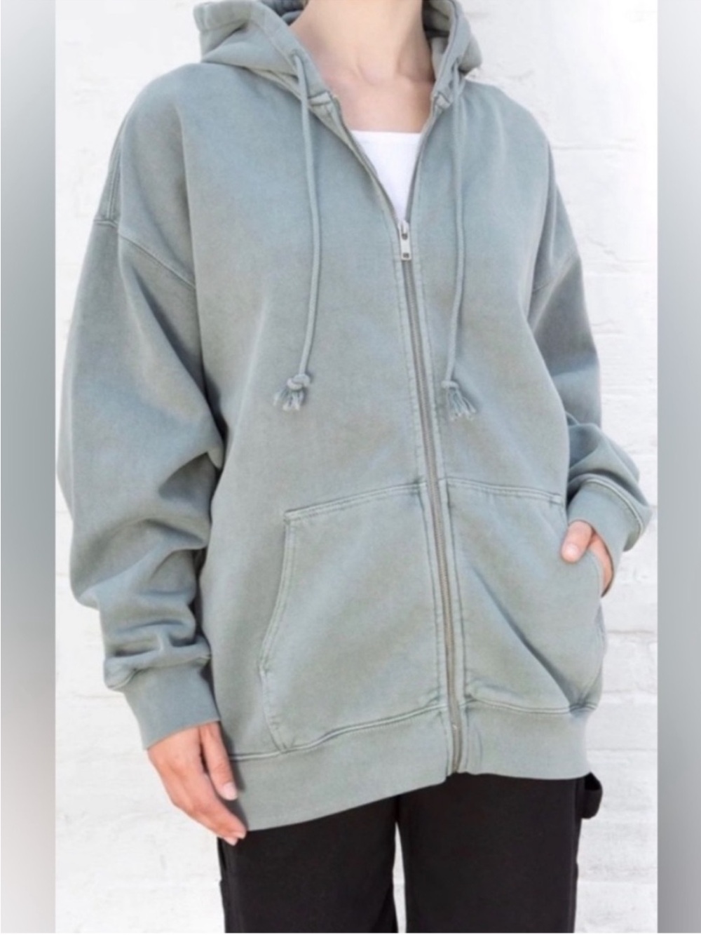 Brandy Melville Seamoss Oversized Christy Hoodie
